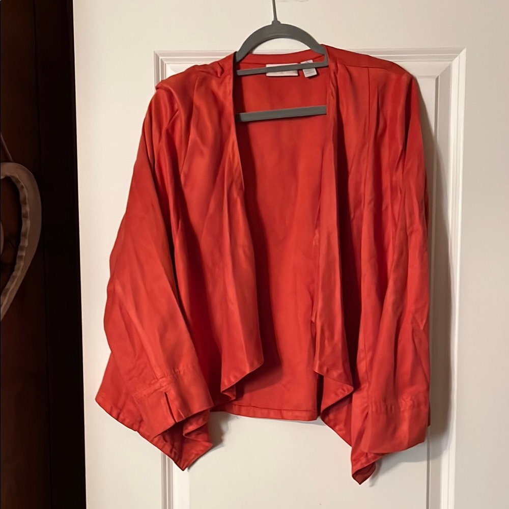Chico’s-Elegant Red Women's Jacket